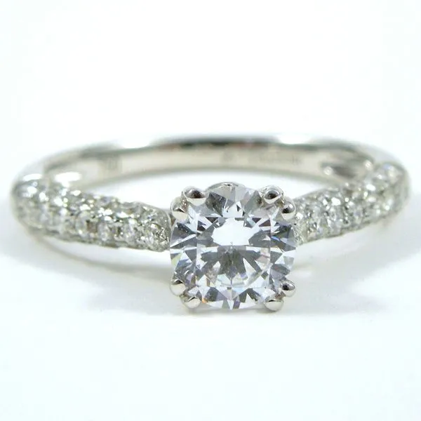 Round Diamond Engagement Ring Joint Venture Jewelry Cary, NC