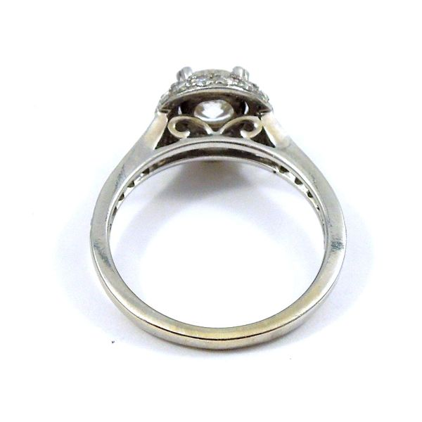 Halo Style Diamond Engagement Ring Image 3 Joint Venture Jewelry Cary, NC