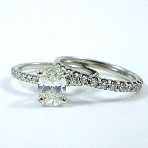 Oval Cut Diamond Engagement Ring Image 2 Joint Venture Jewelry Cary, NC