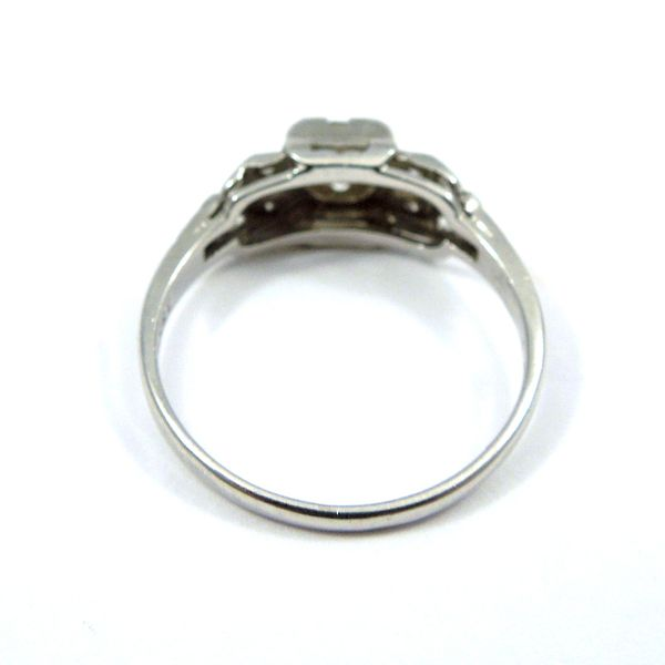 Mine Cut Vintage Diamond Engagement Ring Image 3 Joint Venture Jewelry Cary, NC