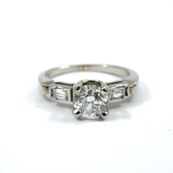 Euro Cut Vintage Diamond Engagement Ring Joint Venture Jewelry Cary, NC