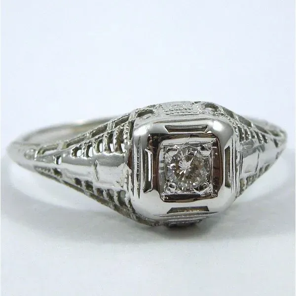 Vintage Diamond Engagement Ring Joint Venture Jewelry Cary, NC