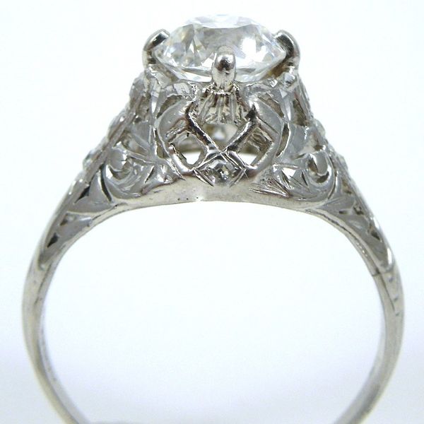 Euro Cut Diamond Engagement Ring Image 2 Joint Venture Jewelry Cary, NC