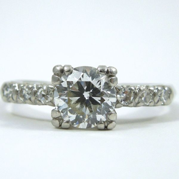 Old European Cut Diamond Engagement Ring Image 2 Joint Venture Jewelry Cary, NC