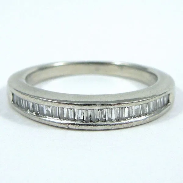 Baguette Diamond Wedding Band Joint Venture Jewelry Cary, NC