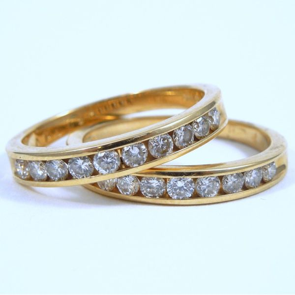 Two Matching Diamond Wedding Bands Joint Venture Jewelry Cary, NC