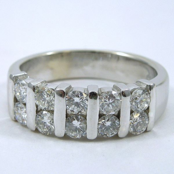 Double Row Diamond Band Joint Venture Jewelry Cary, NC