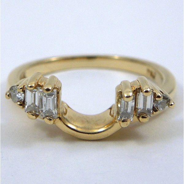 Yellow Gold Engagement Ring Wrap Joint Venture Jewelry Cary, NC