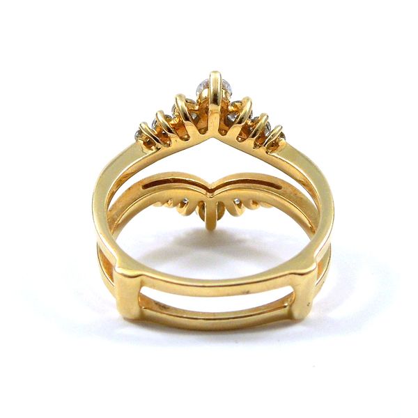 Diamond Wedding Wrap Ring Image 3 Joint Venture Jewelry Cary, NC