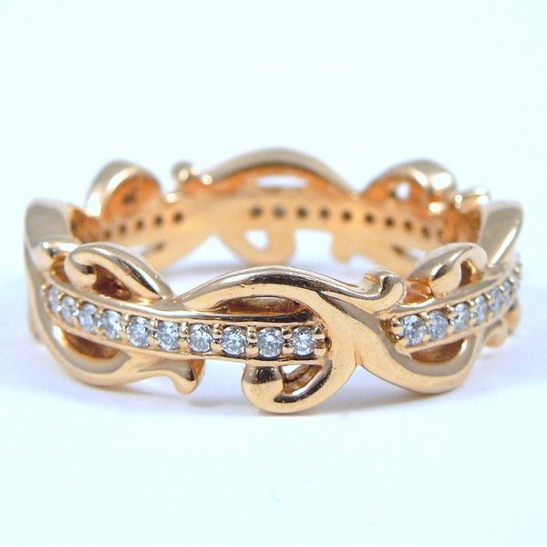 Rose Gold Wedding Band Joint Venture Jewelry Cary, NC