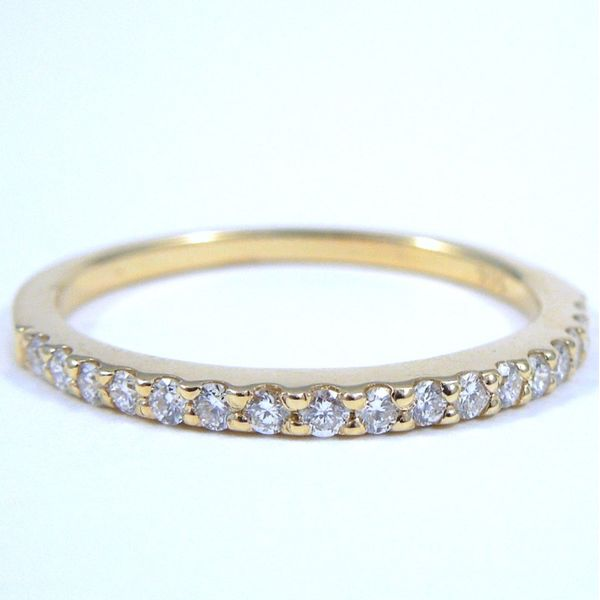 Yellow Gold Diamond Band Joint Venture Jewelry Cary, NC