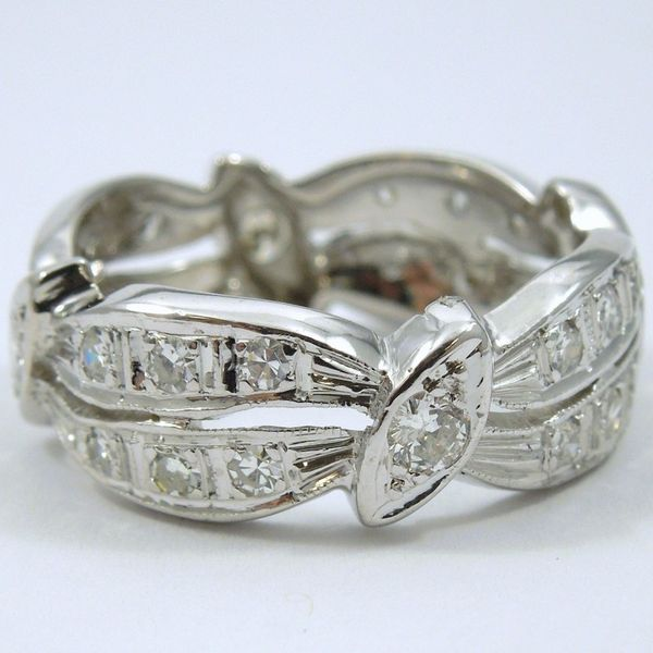 Antique Style Diamond Band Joint Venture Jewelry Cary, NC