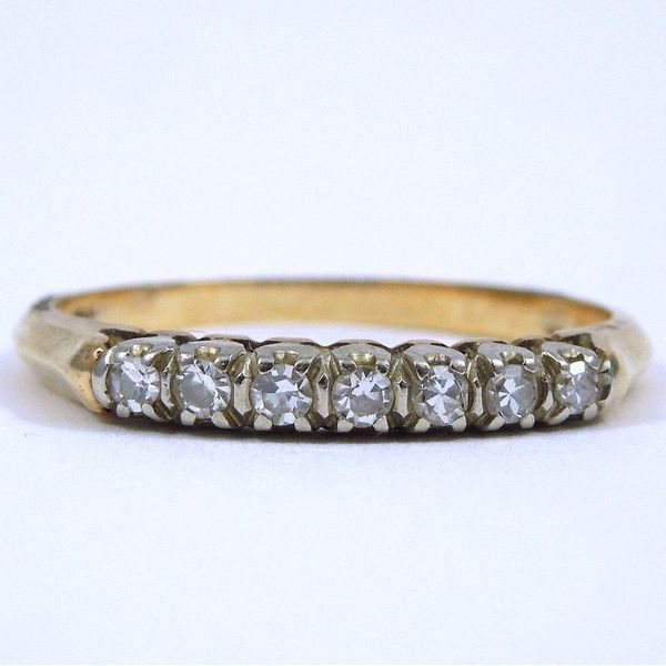 Vintage Diamond Wedding Band Joint Venture Jewelry Cary, NC