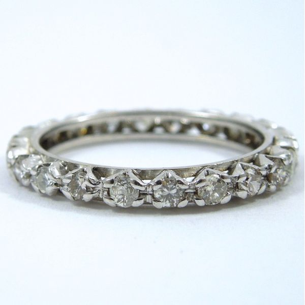 Antique Diamond Eternity Band Joint Venture Jewelry Cary, NC
