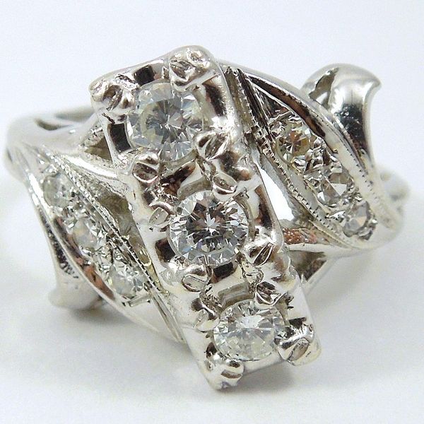 Diamond By-Pass Ring Joint Venture Jewelry Cary, NC