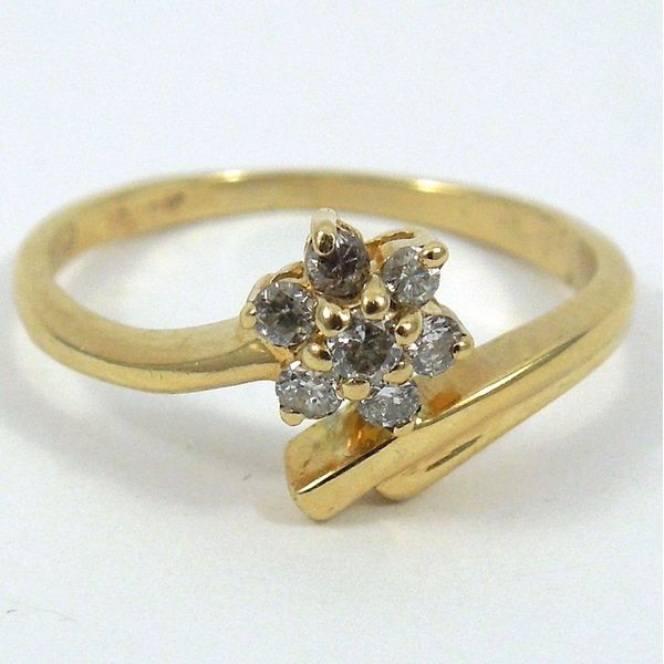 Diamond Flower Ring Joint Venture Jewelry Cary, NC
