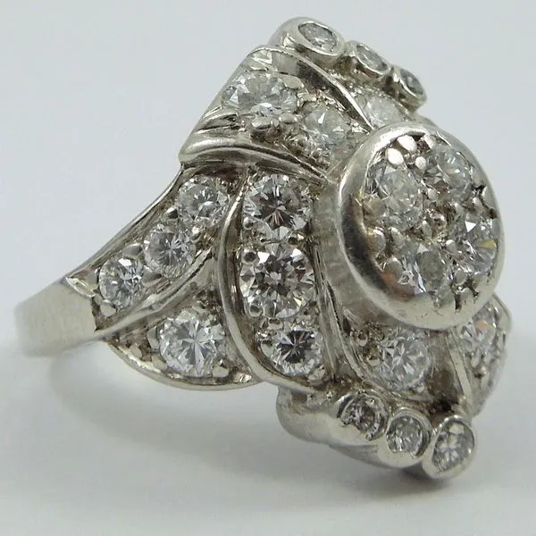 Platinum Diamond Ring Joint Venture Jewelry Cary, NC