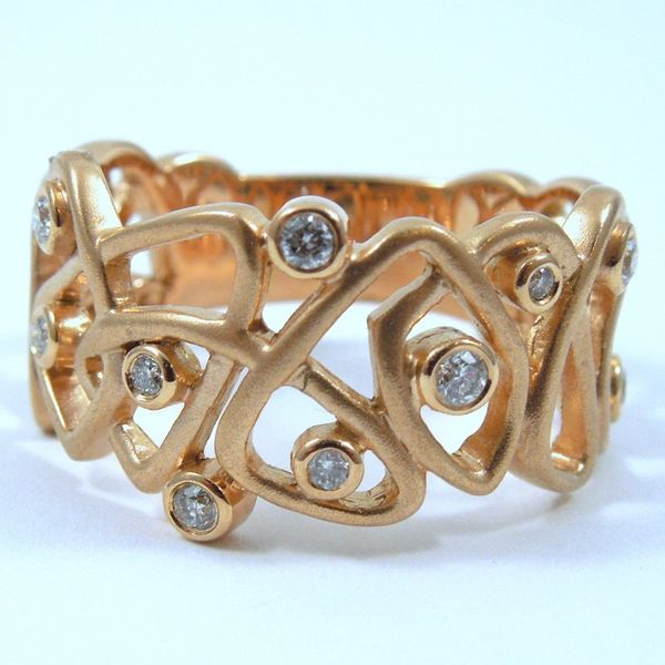 Rose Gold Diamond Ring Joint Venture Jewelry Cary, NC