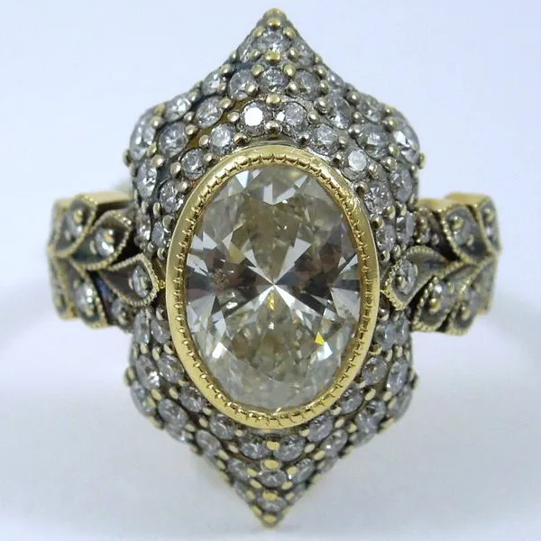 Oval Cut Diamond Engagement Ring Joint Venture Jewelry Cary, NC