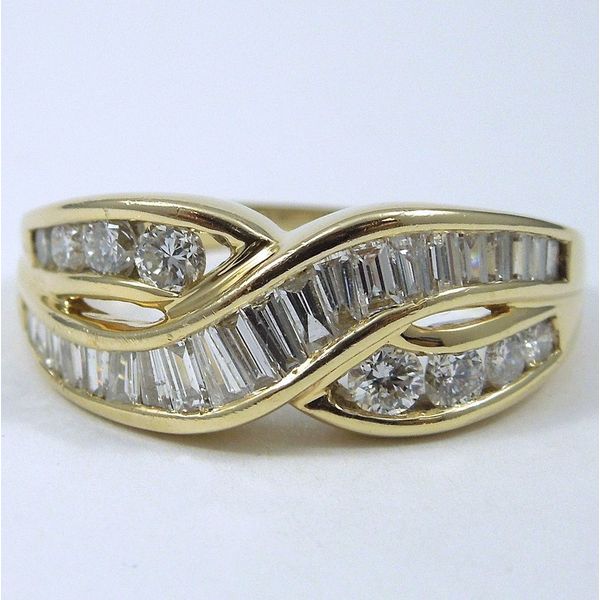 Crossover Diamond Band Joint Venture Jewelry Cary, NC