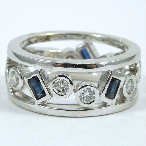 Sapphire & Diamond Band Joint Venture Jewelry Cary, NC