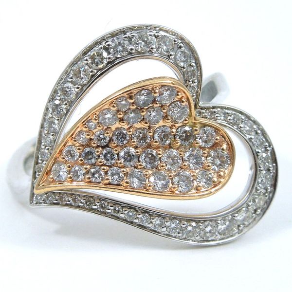 Diamond Heart Ring Joint Venture Jewelry Cary, NC
