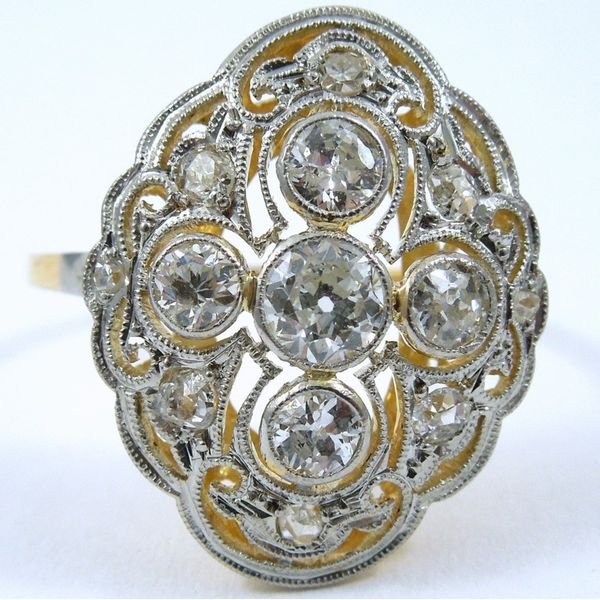 Vintage Diamond Cocktail Ring Joint Venture Jewelry Cary, NC