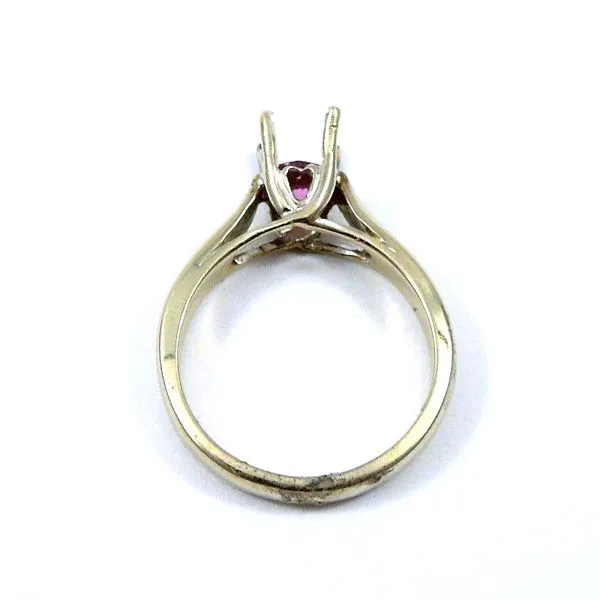 Pink Sapphire Semi-Mount Ring Image 3 Joint Venture Jewelry Cary, NC