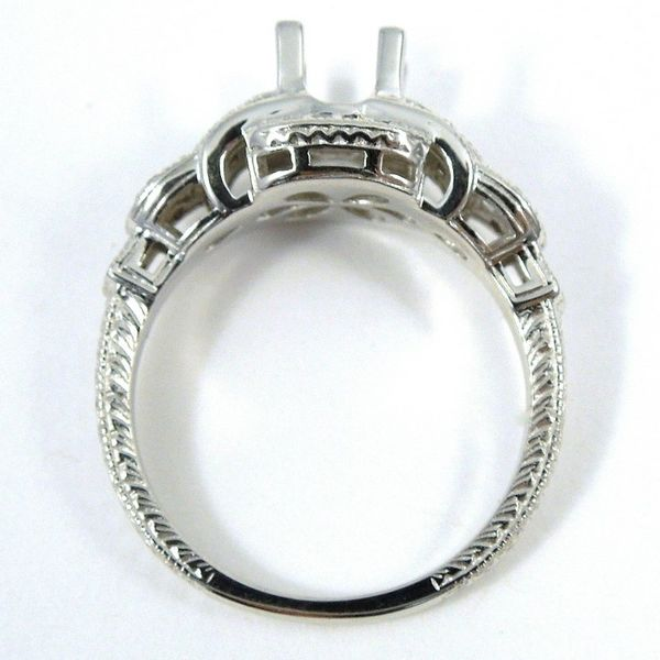Diamond Semi-Mount Ring Image 2 Joint Venture Jewelry Cary, NC