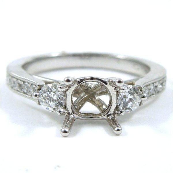 Diamond Semi-Mount Ring Joint Venture Jewelry Cary, NC