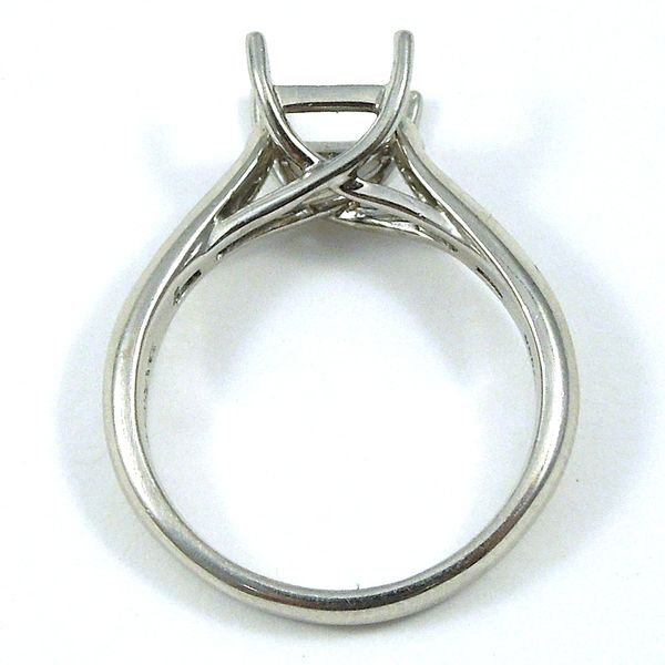 Princess Cut Diamond Semi-Mount Ring Image 2 Joint Venture Jewelry Cary, NC