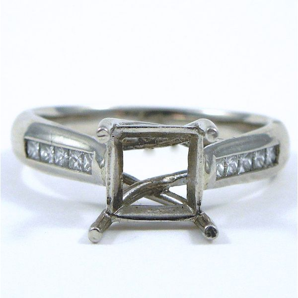 Princess Cut Diamond Semi-Mount Ring Joint Venture Jewelry Cary, NC