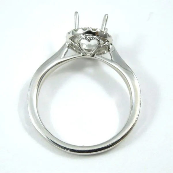 Halo Semi-Mount Ring Image 2 Joint Venture Jewelry Cary, NC