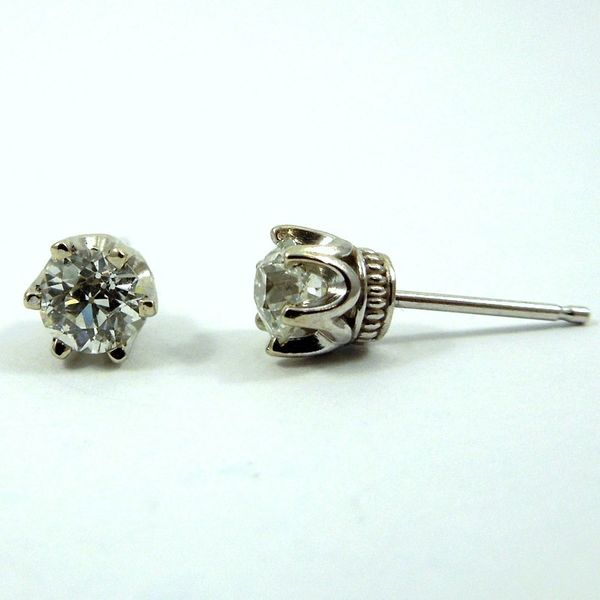 Vintage Diamond Earrings Joint Venture Jewelry Cary, NC