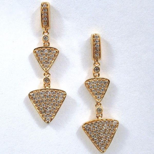 Diamond Dangle Earrings Joint Venture Jewelry Cary, NC