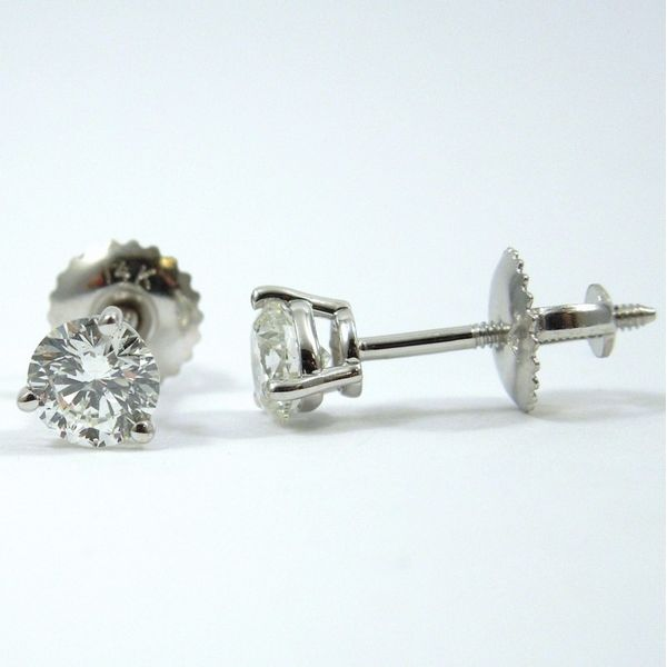 Leo Diamond Stud Earrings Joint Venture Jewelry Cary, NC