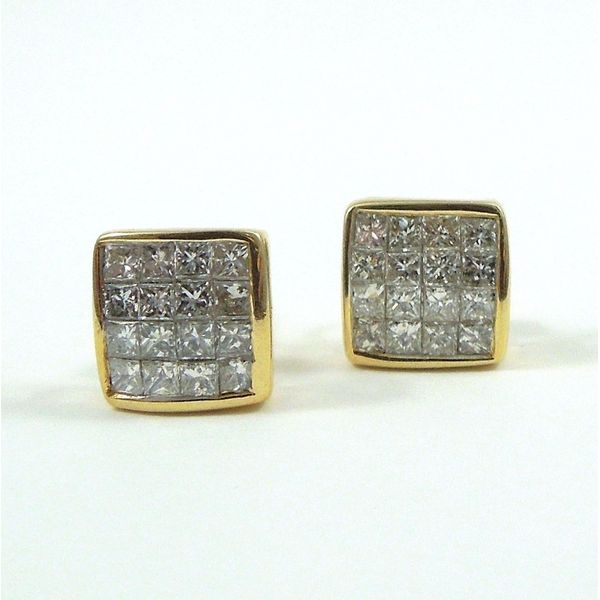Princess Cut Diamond Studs Joint Venture Jewelry Cary, NC