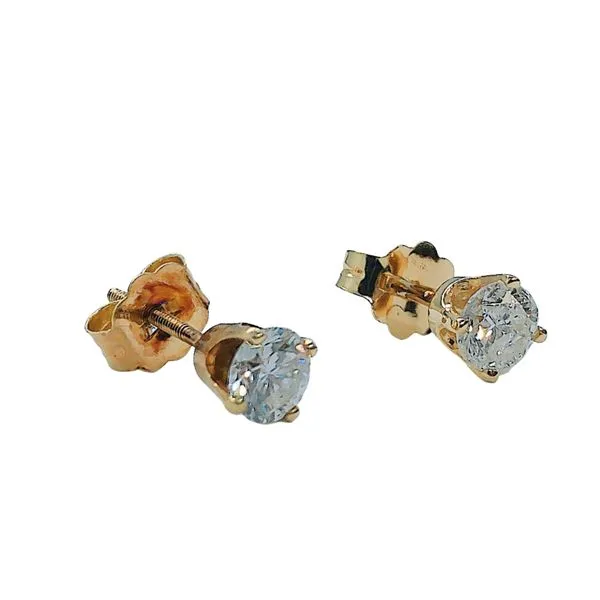 Diamond Stud Earrings Image 2 Joint Venture Jewelry Cary, NC