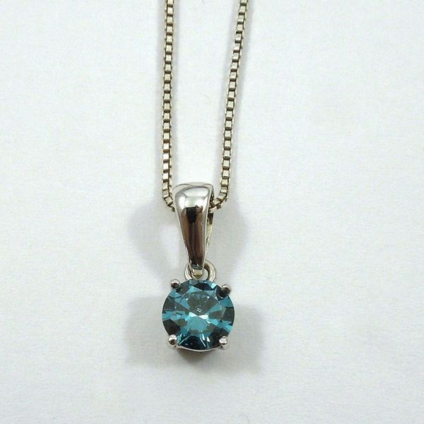 Blue Diamond Necklace Joint Venture Jewelry Cary, NC