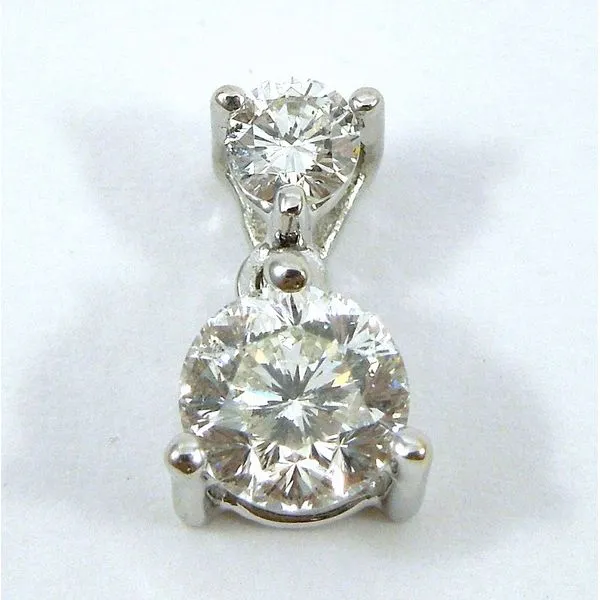 Round Cut Diamond Pendant Joint Venture Jewelry Cary, NC