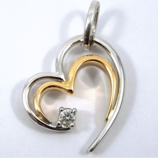 Double Heart Pendant Joint Venture Jewelry Cary, NC