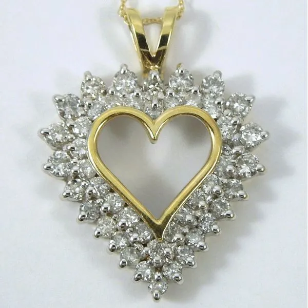 Diamond Heart Necklace Joint Venture Jewelry Cary, NC