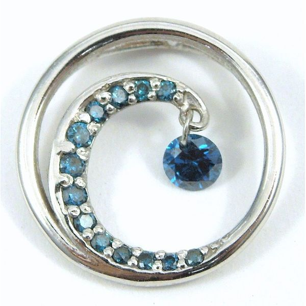 Blue Diamond Pendant Joint Venture Jewelry Cary, NC
