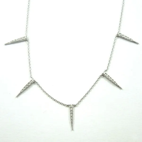 Diamond Triangles Necklace Joint Venture Jewelry Cary, NC