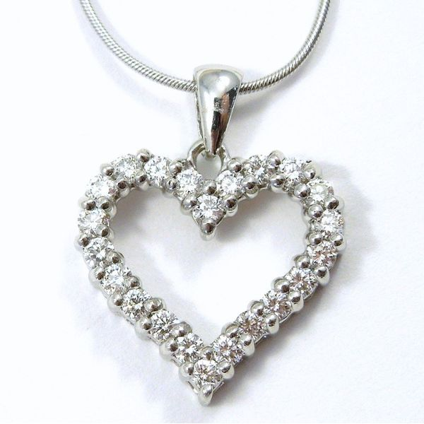 Diamond Heart Pendant Joint Venture Jewelry Cary, NC