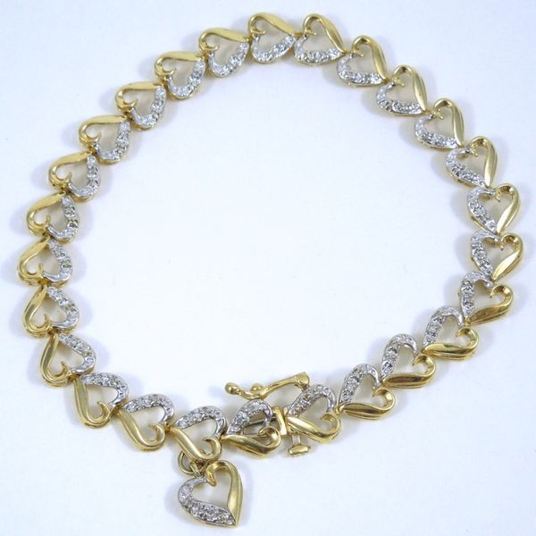 Diamond Heart Bracelet Joint Venture Jewelry Cary, NC