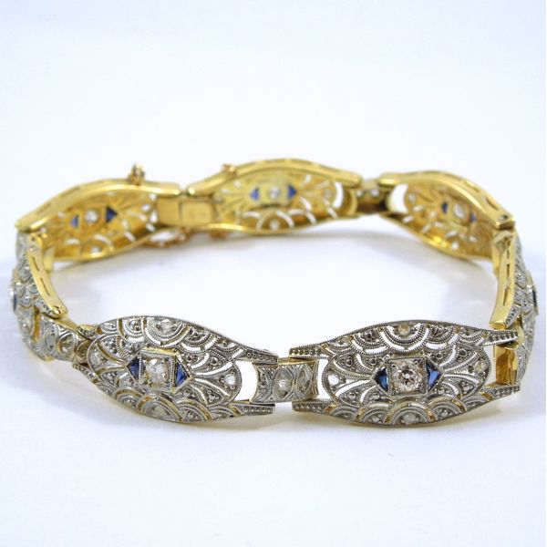 Vintage, Filigree, Diamond Bracelet Joint Venture Jewelry Cary, NC