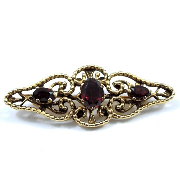 Garnet Brooch Joint Venture Jewelry Cary, NC