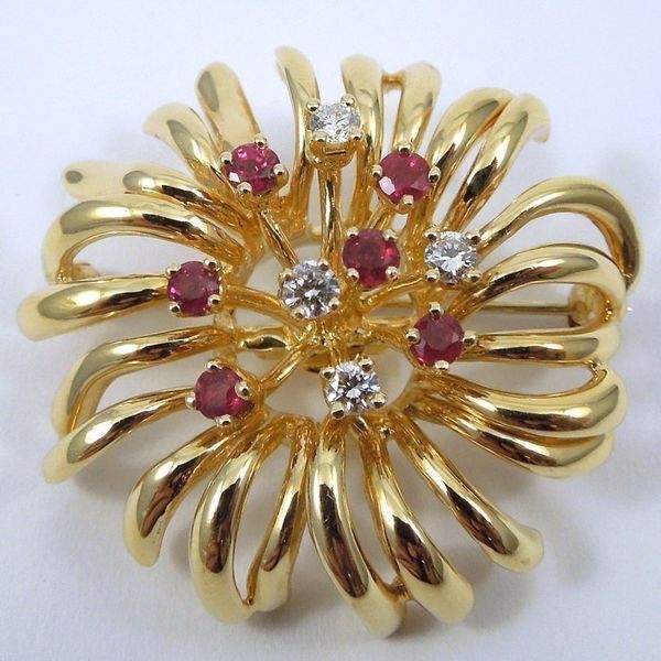 Henry Dankner Flower Pin Joint Venture Jewelry Cary, NC