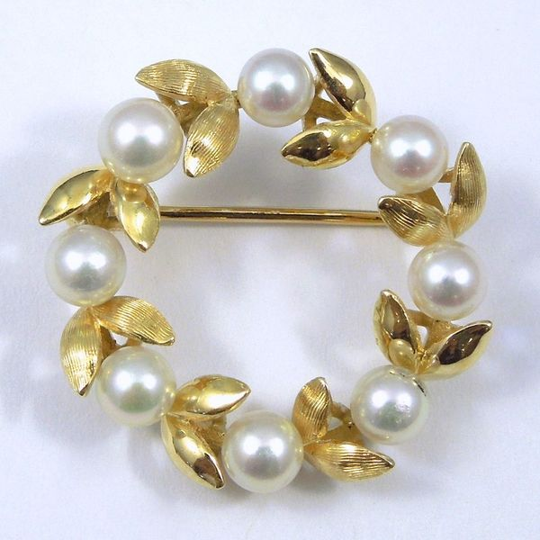 Pearl Wreath Pin Joint Venture Jewelry Cary, NC